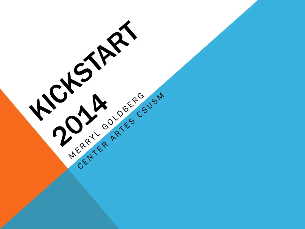 kickstart 2014