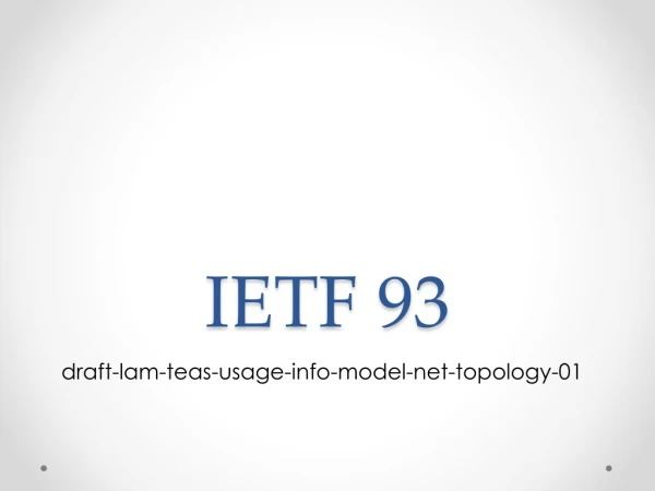 IETF 93