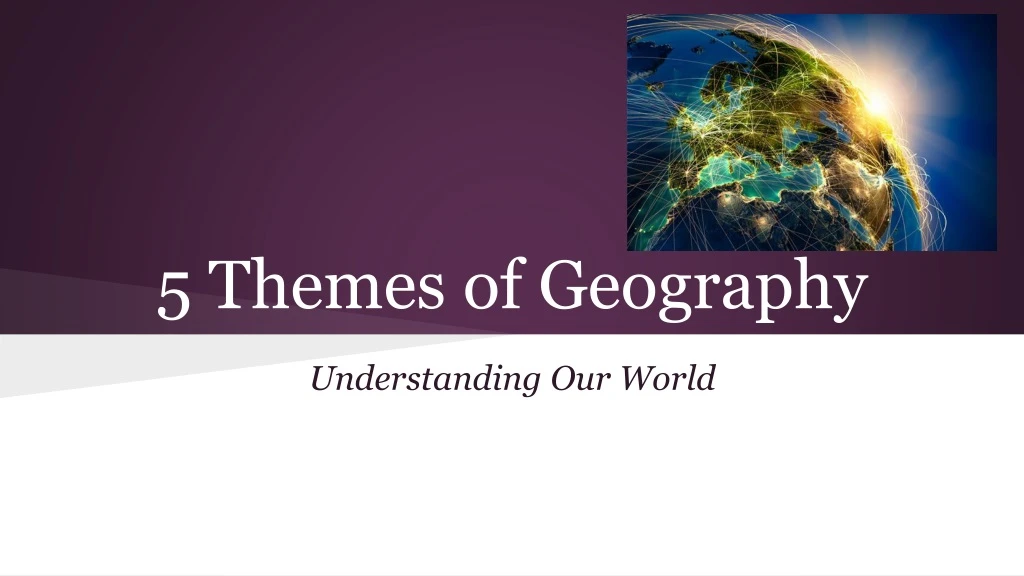 5 themes of geography