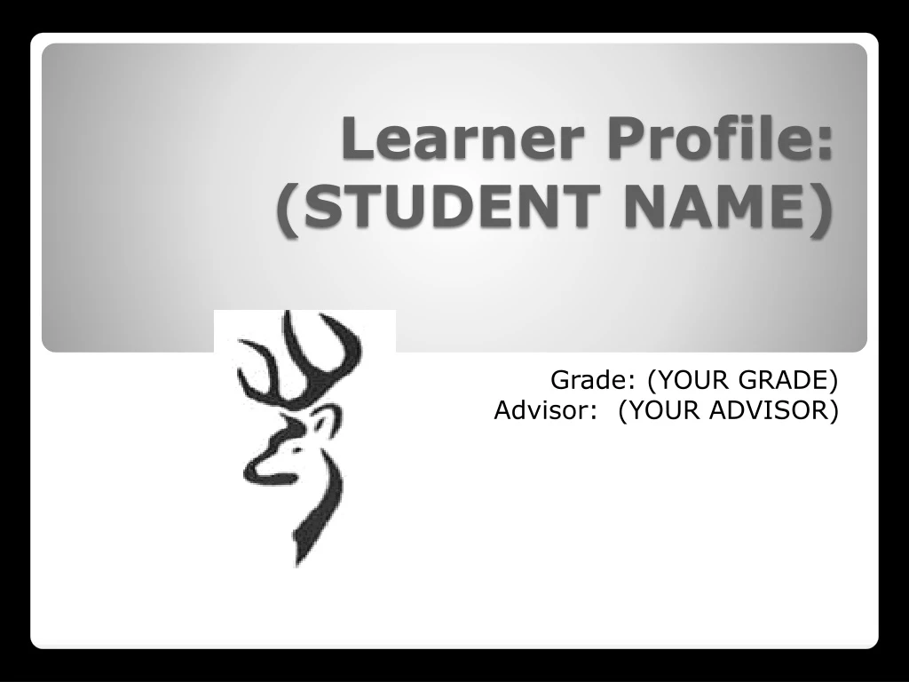 learner profile student name
