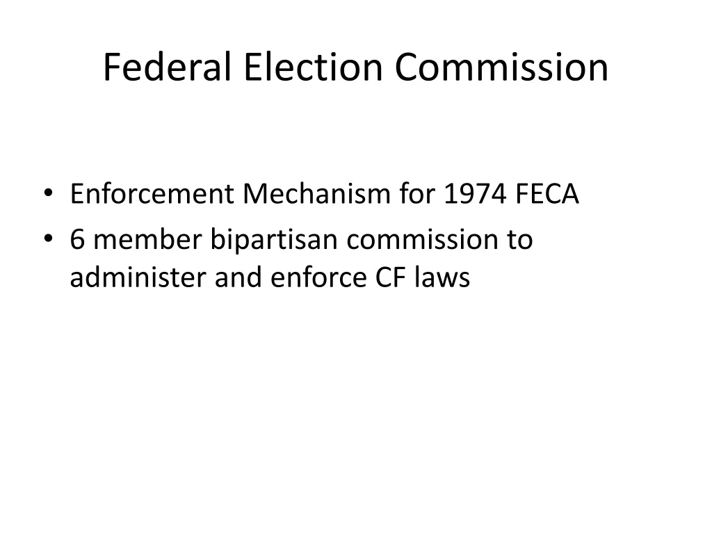 federal election commission