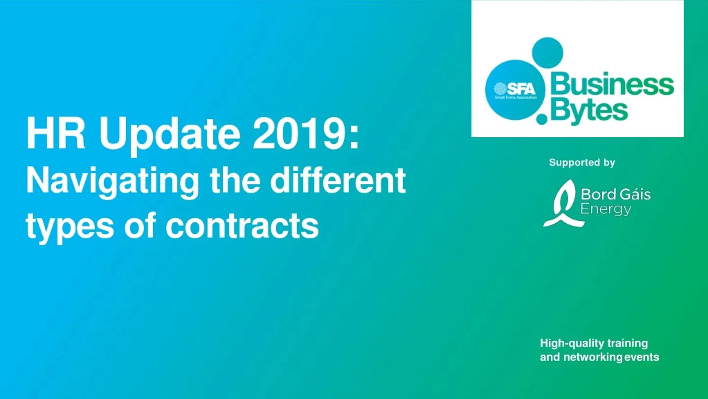 hr update 2019 navigating the different types of contracts