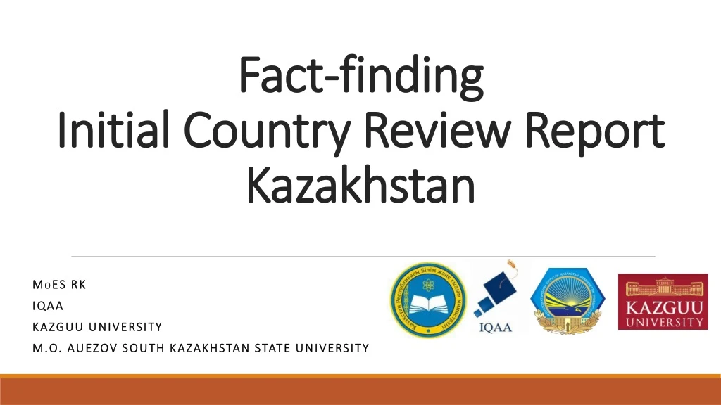 fact finding initial country r eview r eport kazakhstan