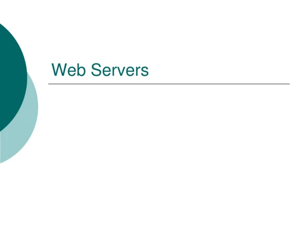 Web Servers