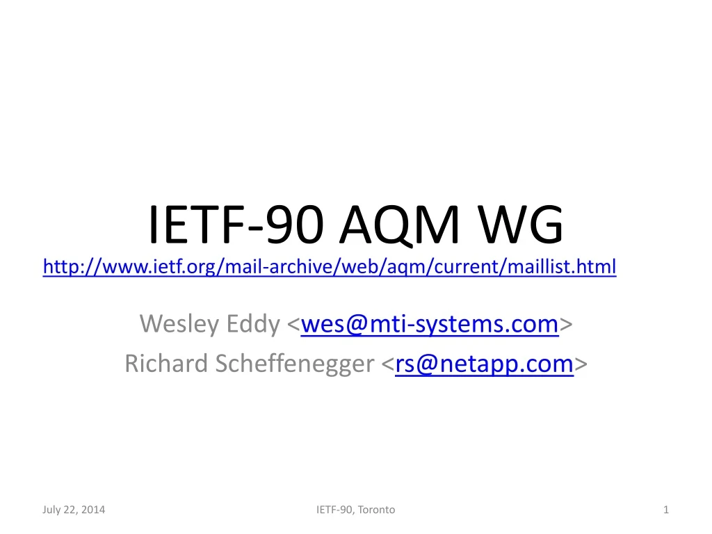 ietf 90 aqm wg