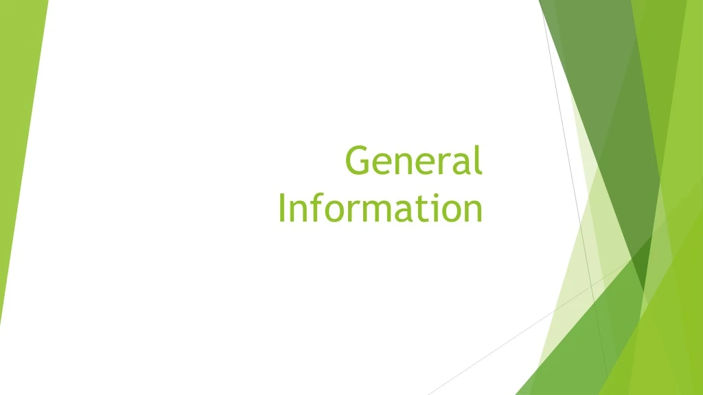 general information