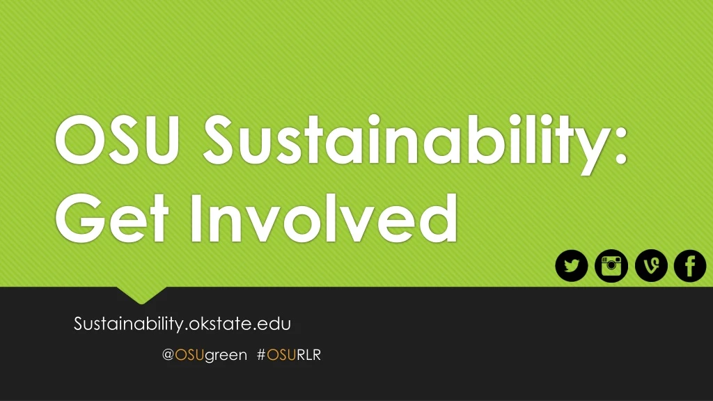 osu sustainability get involved