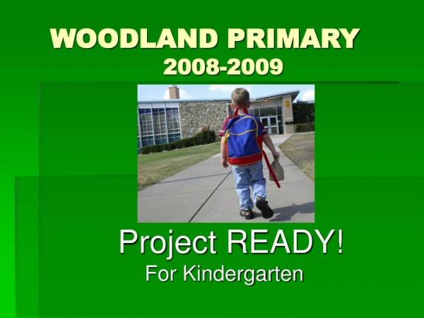 WOODLAND PRIMARY 2008-2009