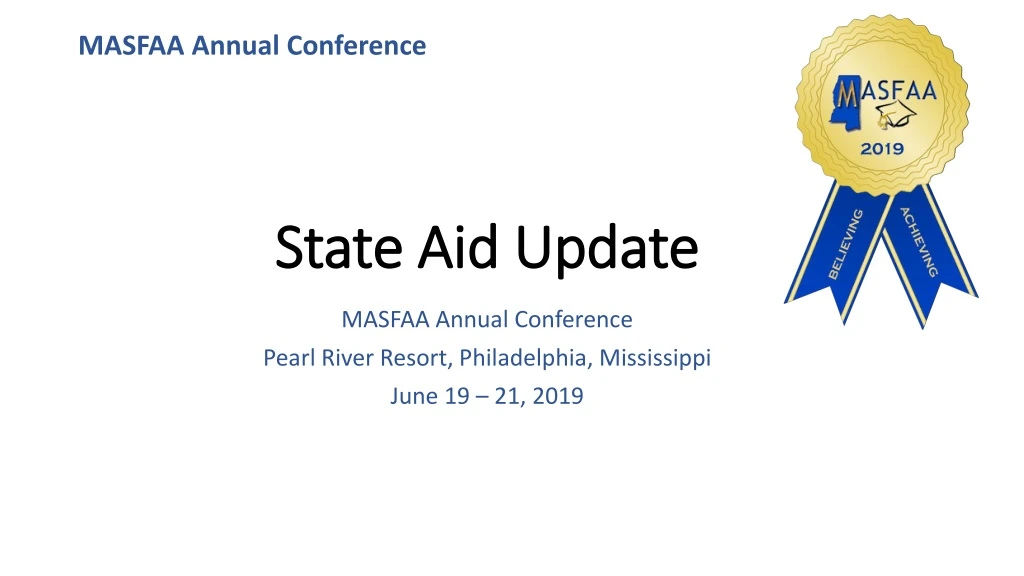 state aid update