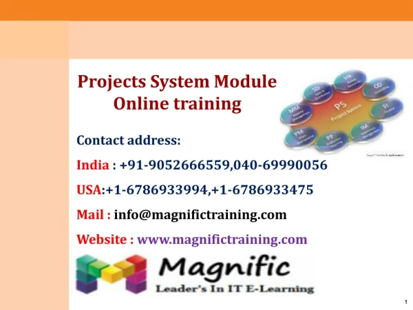 Projects System Module Online training