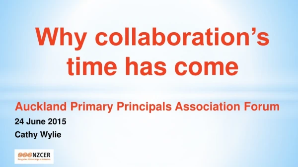 Why collaboration’s time has come