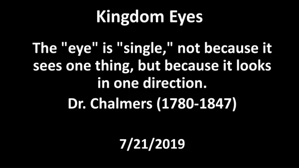 Kingdom Eyes