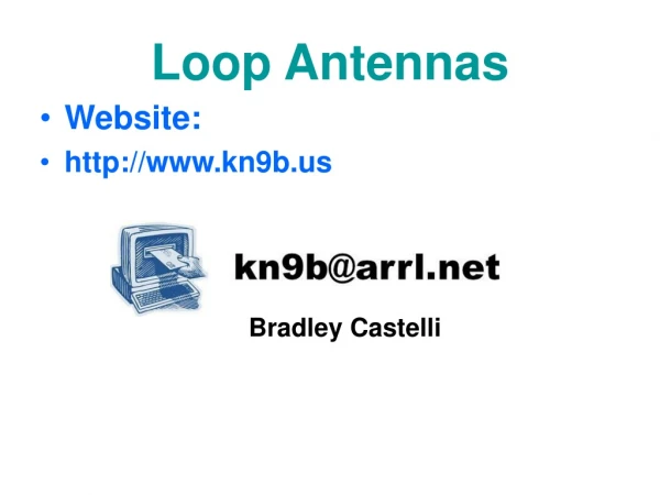 Loop Antennas