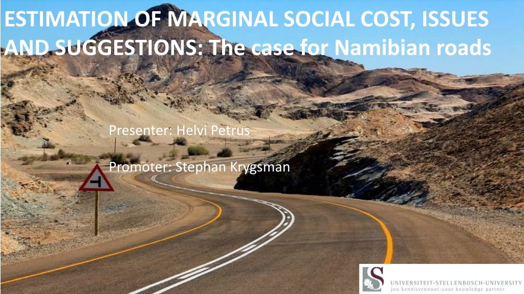 estimation of marginal social cost issues