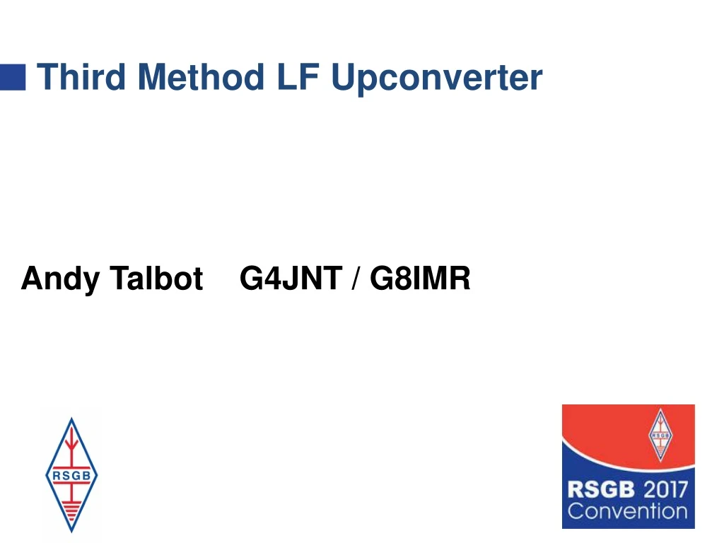 third method lf upconverter