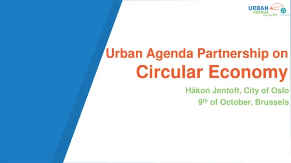 Urban Agenda Partnership on Circular Economy