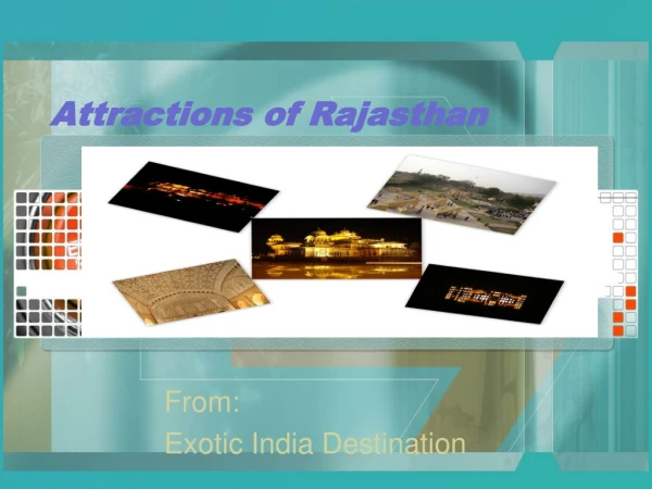 Attractions of Rajasthan