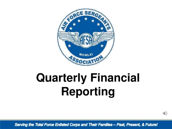 Quarterly Financial Reporting