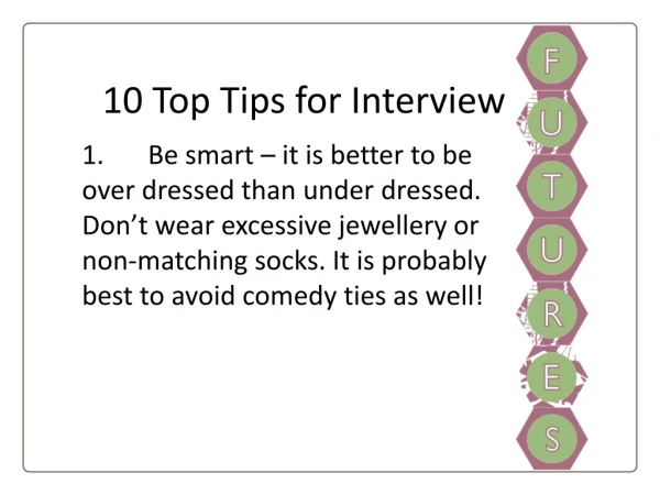 10 Top Tips for Interview