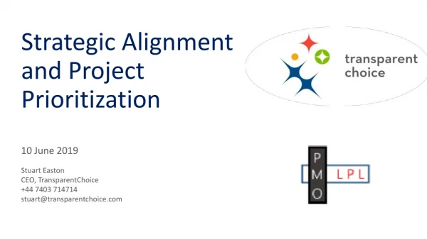 Strategic Alignment and Project Prioritization