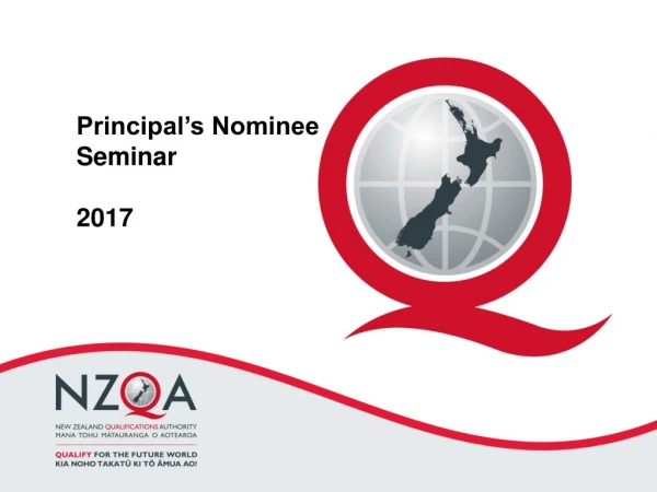 Principal’s Nominee Seminar 2017