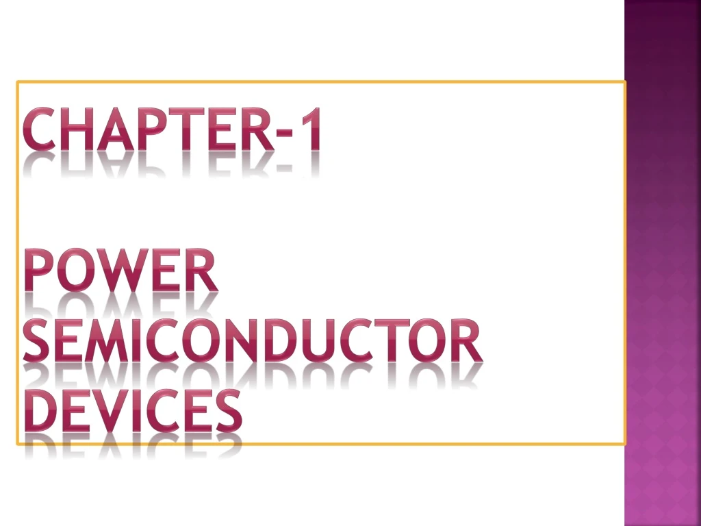 chapter 1 power semiconductor devices