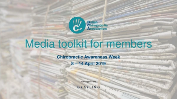 Media toolkit for members