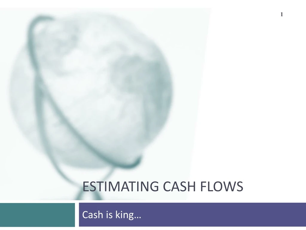 estimating cash flows