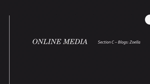 Online media