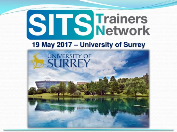 19 May 2017 – University of Surrey