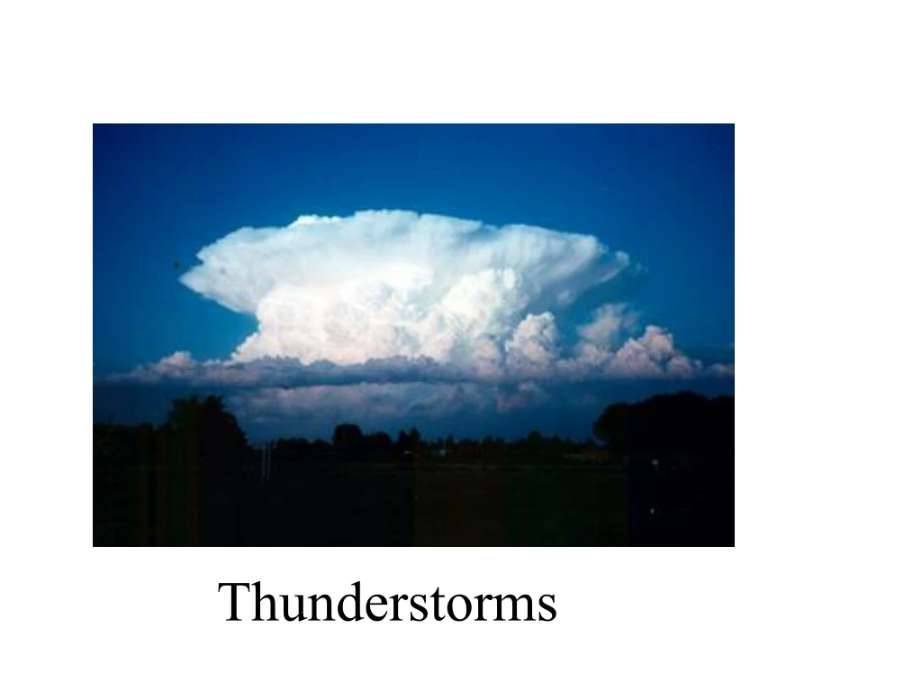 thunderstorms