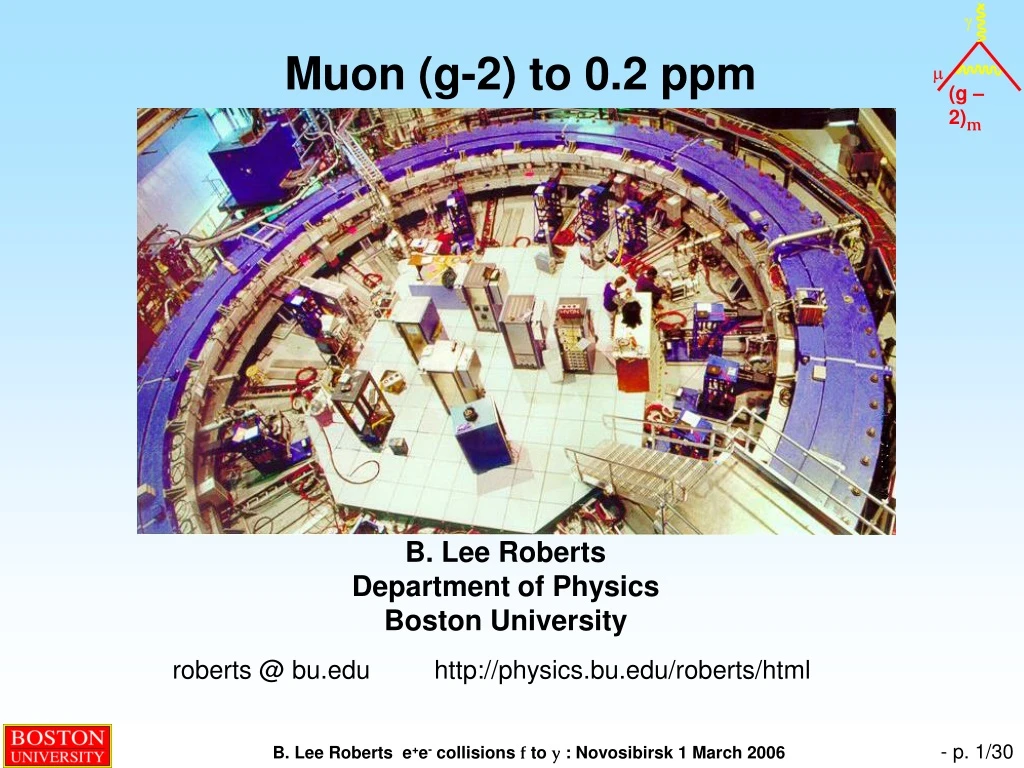 muon g 2 to 0 2 ppm