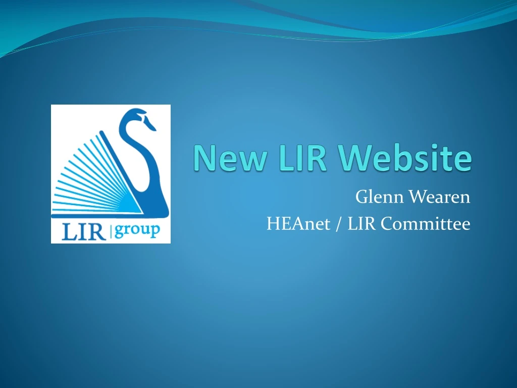 new lir website