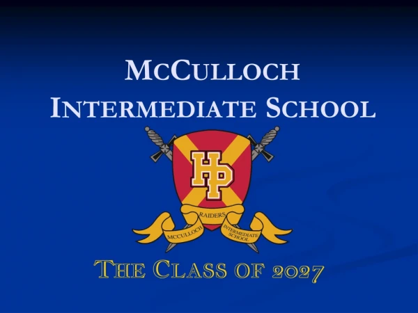 McCulloch Intermediate School