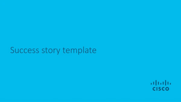 Success story template