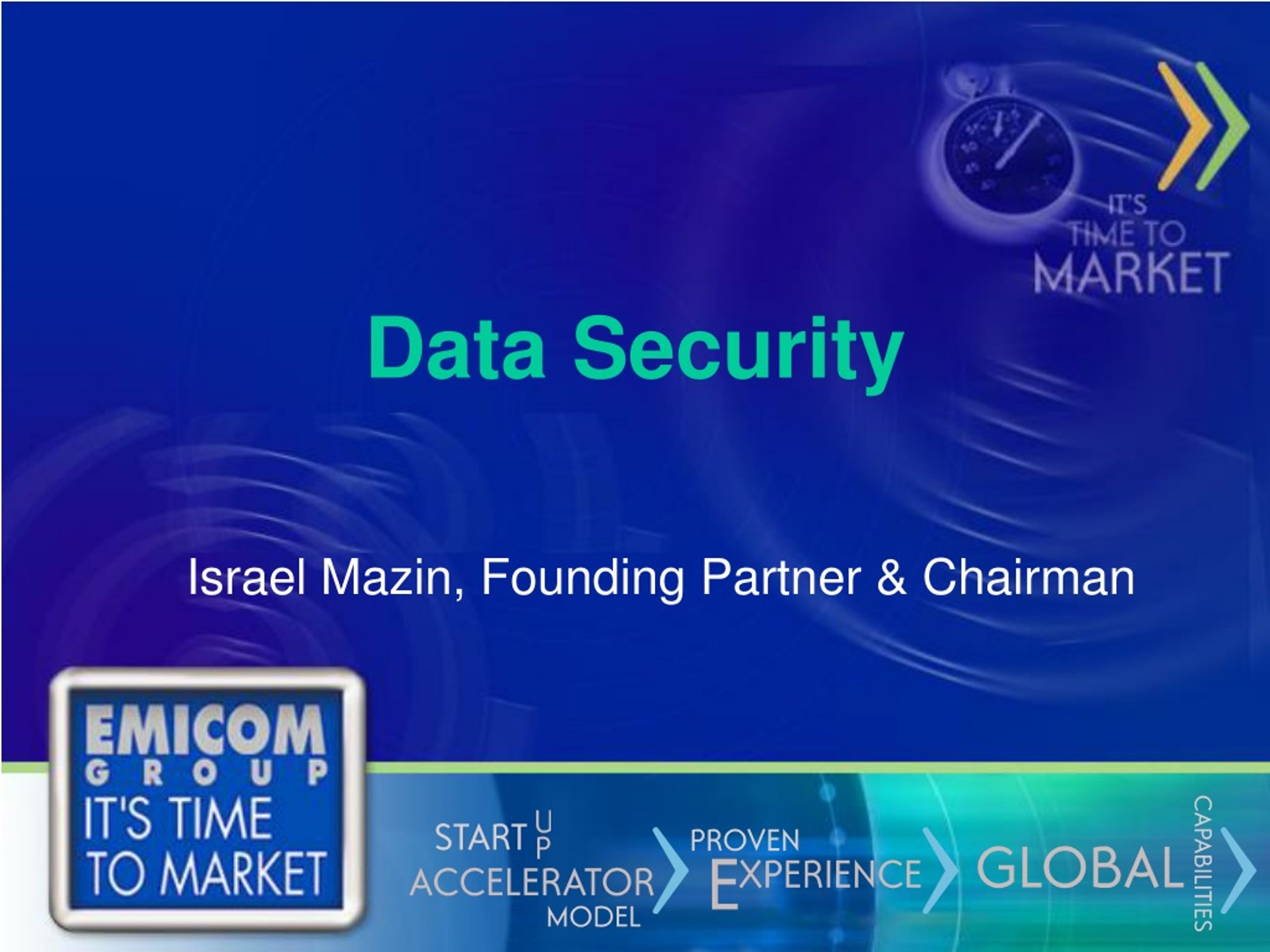 Evolution of Security Solutions in Israel: Emicom Group Overview - slide 1