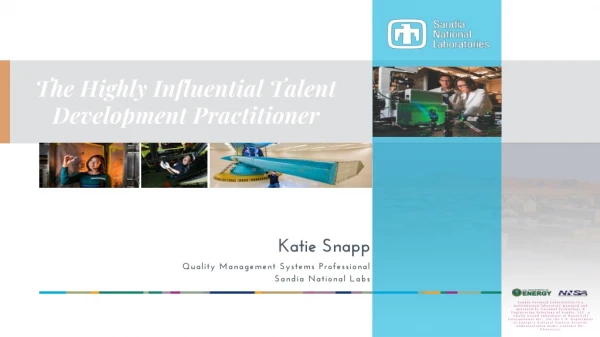 The Highly Influential Talent Development Practitioner