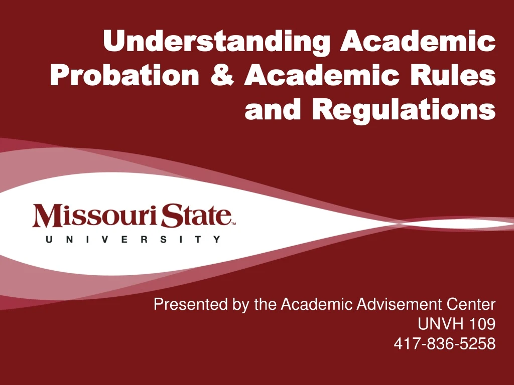 understanding academic probation academic rules and regulations