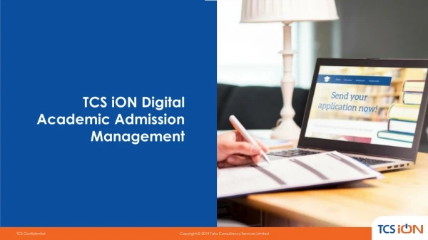 TCS iON Digital Academic Admission Management
