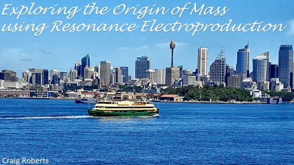 Exploring the Origin of Mass using Resonance Electroproduction