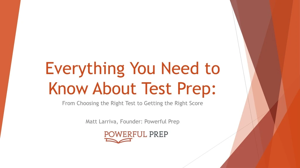 everything you need to know about test prep