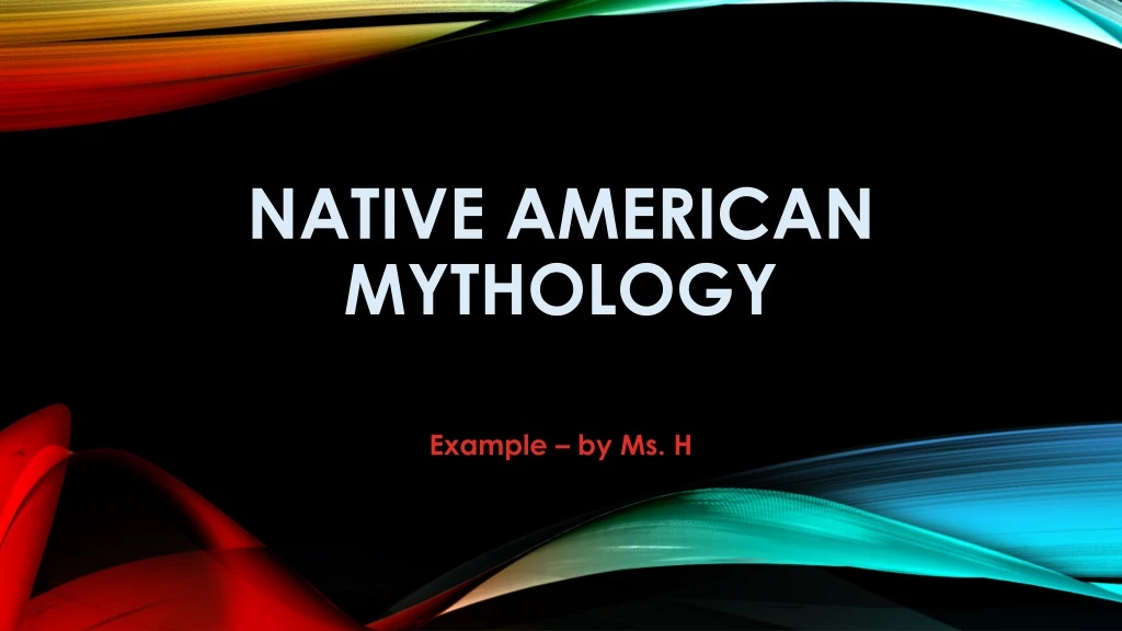 native american mythology