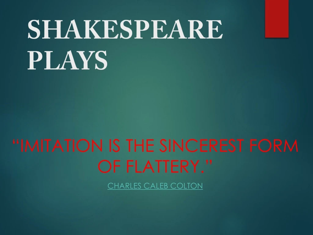 shakespeare plays