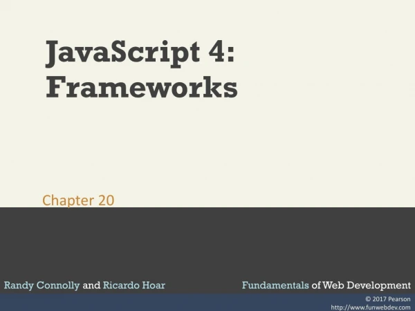 JavaScript 4: Frameworks