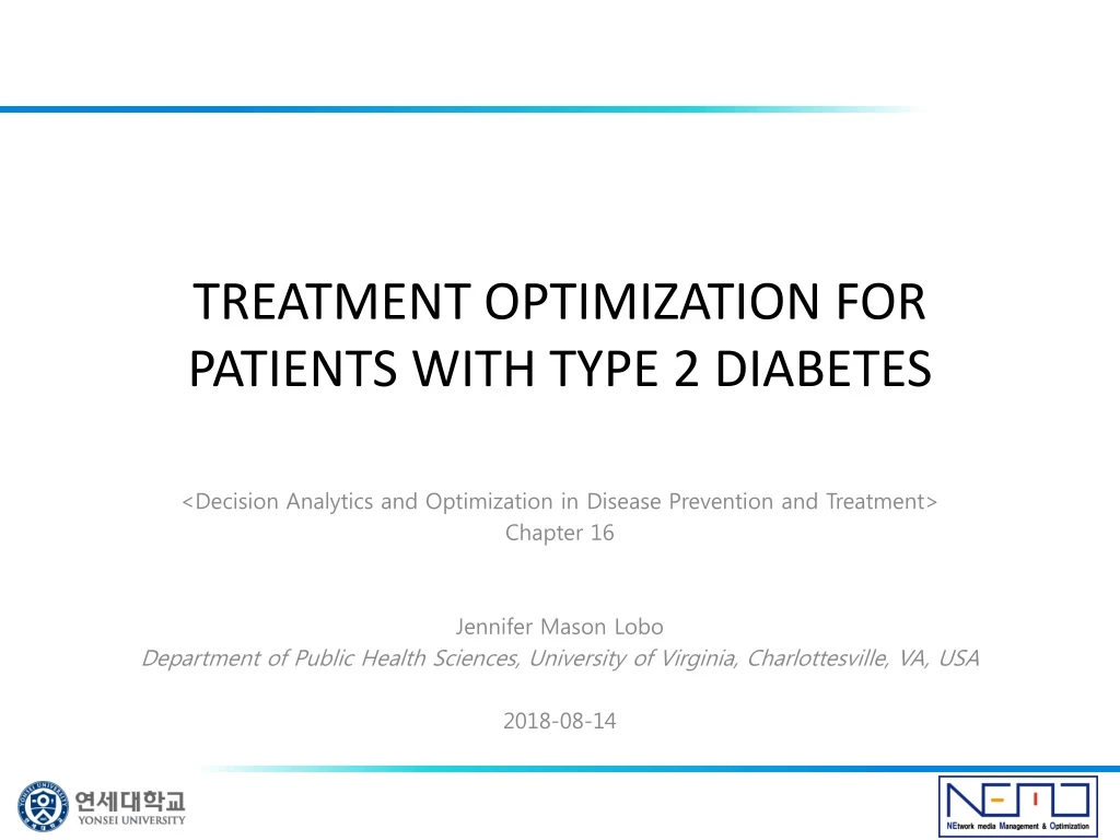 treatment optimization for patients with type 2 diabetes