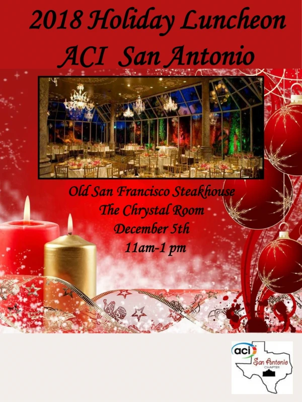 2018 Holiday Luncheon ACI San Antonio
