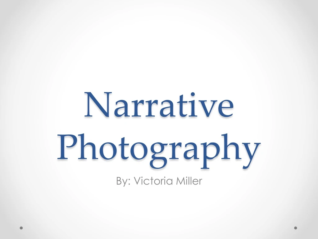 narrative photography