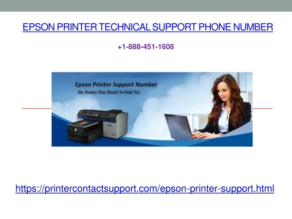 Epson Printer Technical Support Phone Number 1-888-451-1608
