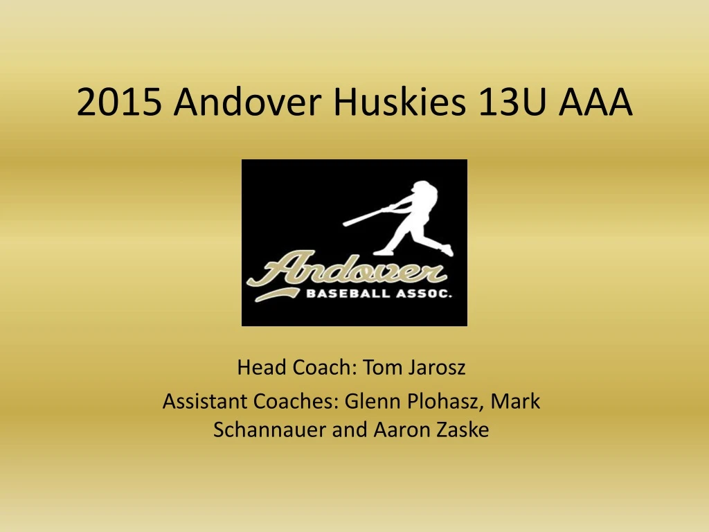 2015 andover huskies 13u aaa