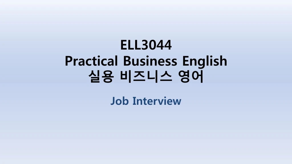 ell3044 practical business english